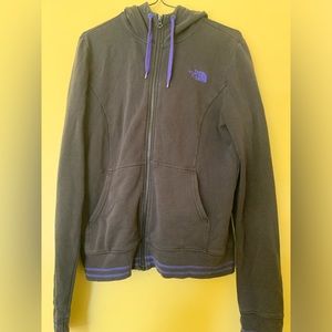 Black North Face Zipup